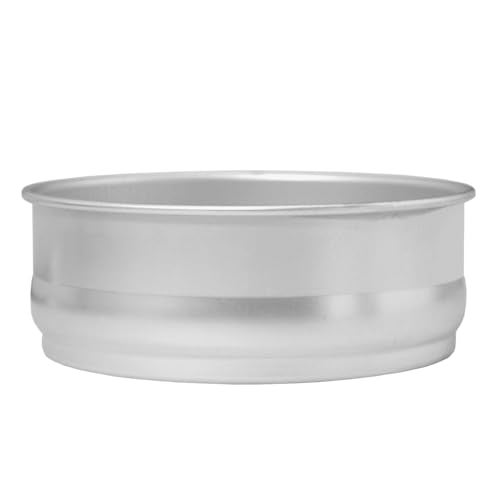 Empura Chef Approved Aluminum Stable Dough Proofing Pan | Professional Round Shape Retarding Stackable Bakeware Pot for Bakery Pastry Coffee Shop | Fits 48DPANC Lid | 96 oz Capacity | 8.75""W x 8.75""D x 3""H - Image 3